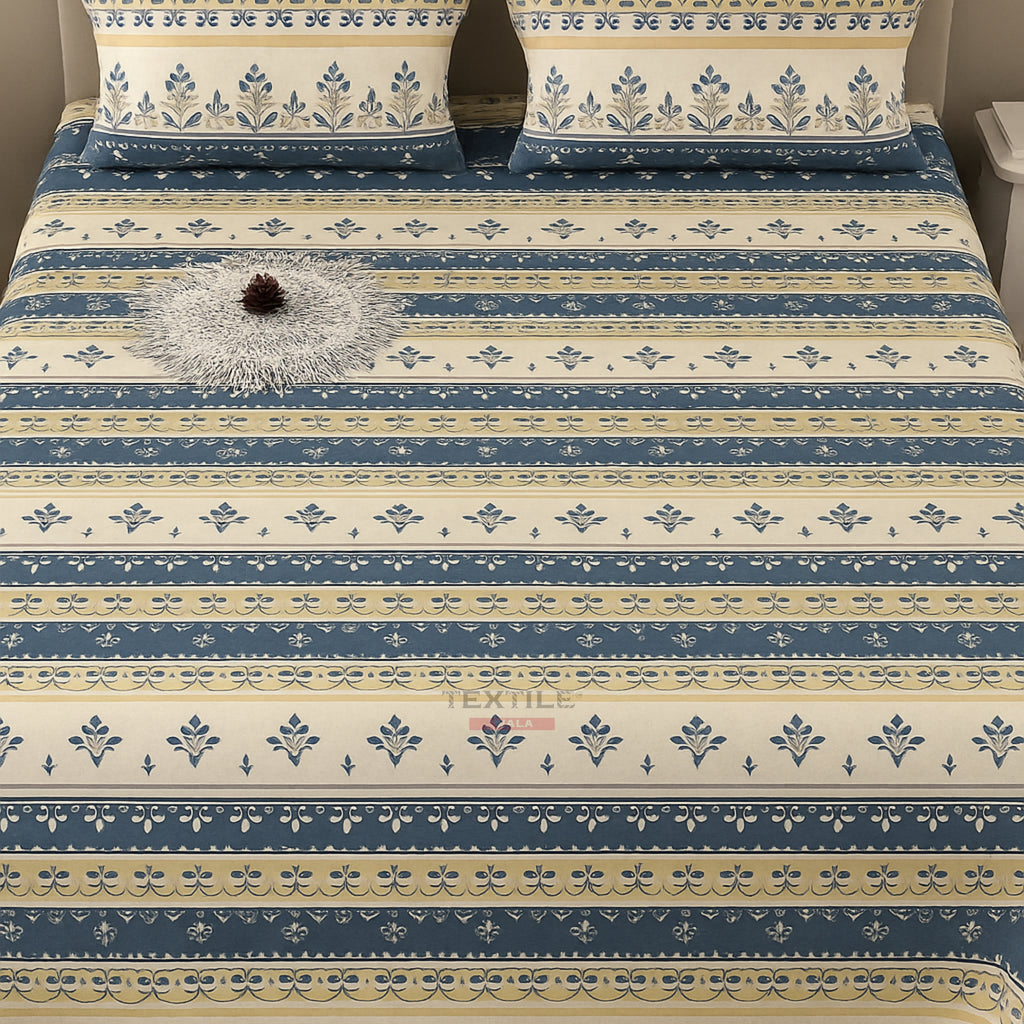 FLORA – White Bedsheet Set