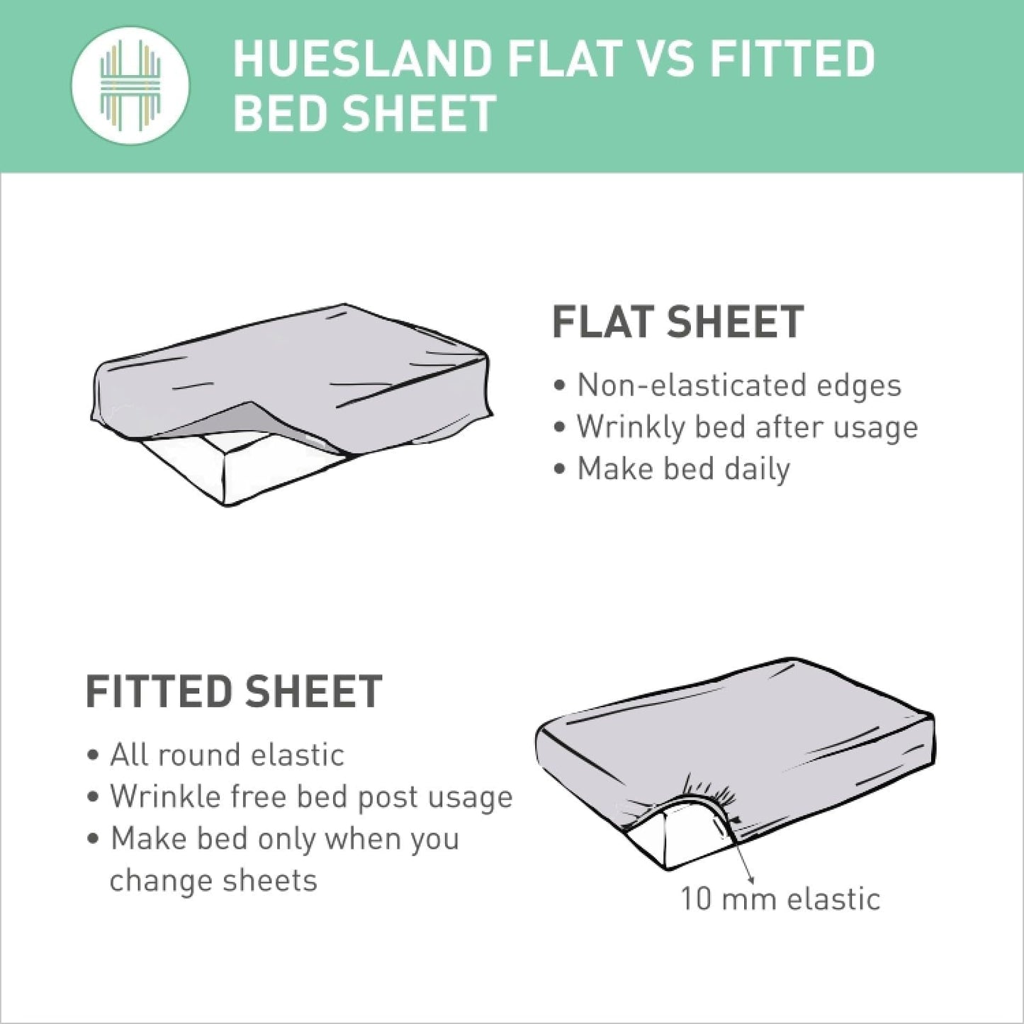 Cotton Double Bed Bedsheet Set – Striped Flamingo Design