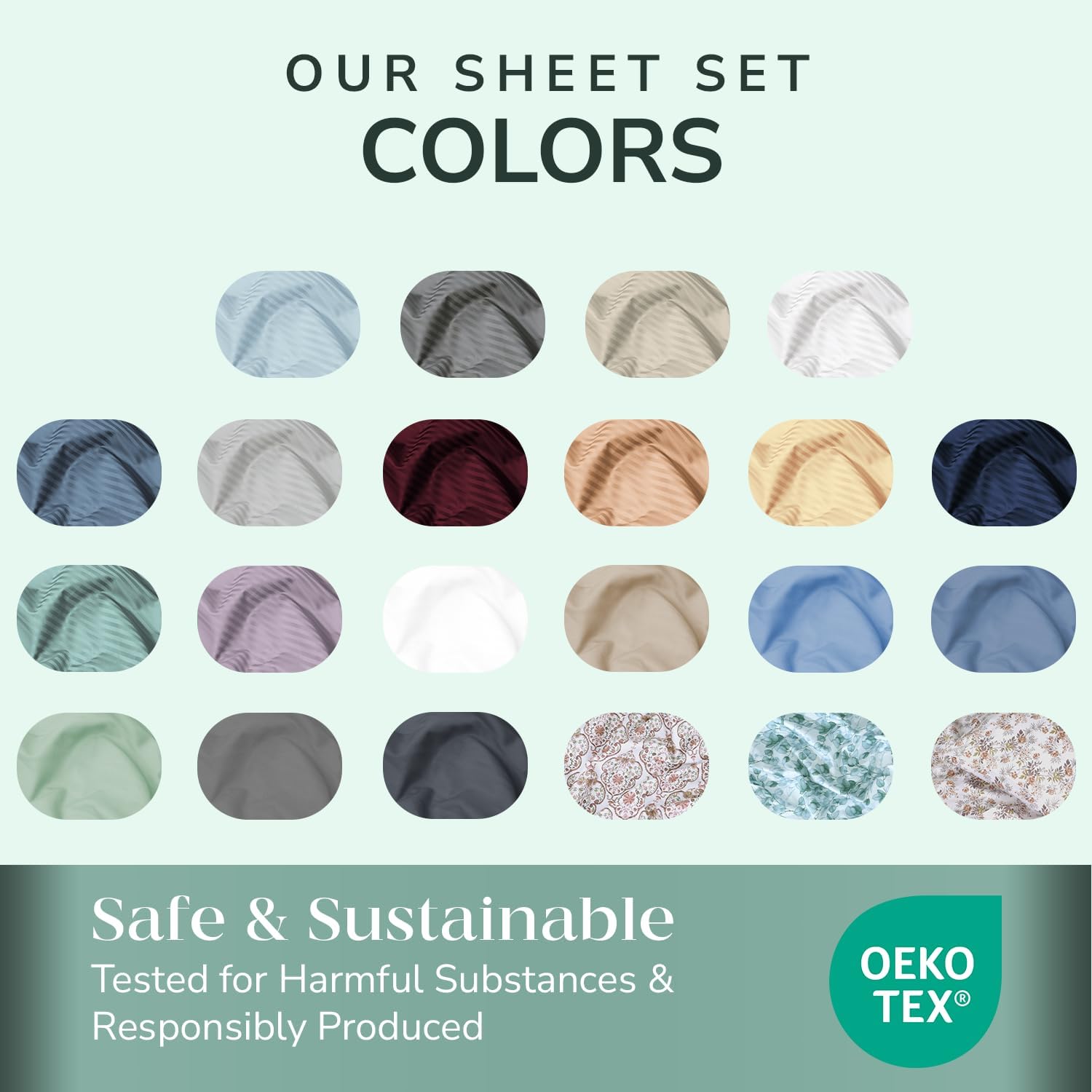 500 TC Cotton Sateen California King Damask Sheet Set